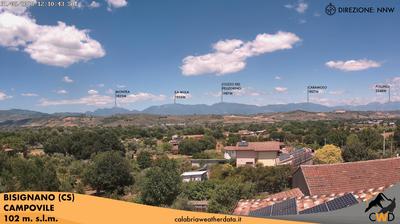 immagine della webcam nei dintorni di Schiavonea di Corigliano: webcam Bisignano