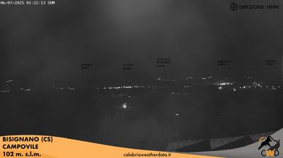 immagine della webcam nei dintorni di Roggiano Gravina: webcam Bisignano