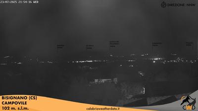 immagine della webcam nei dintorni di Marina di Cetraro: webcam Bisignano