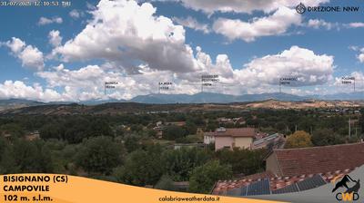 immagine della webcam nei dintorni di Schiavonea di Corigliano: webcam Bisignano