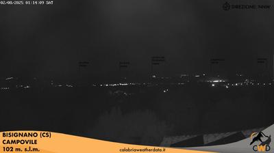 immagine della webcam nei dintorni di Torano Castello: webcam Bisignano