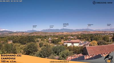 immagine della webcam nei dintorni di Monte Curcio: webcam Bisignano