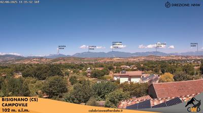 immagine della webcam nei dintorni di Camigliatello Silano: webcam Bisignano