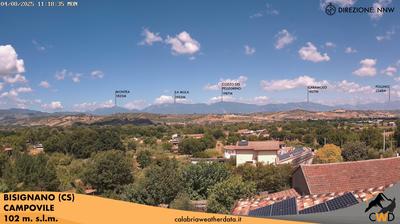immagine della webcam nei dintorni di Schiavonea di Corigliano: webcam Bisignano