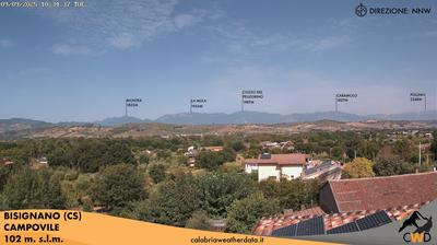 immagine della webcam nei dintorni di Marina di Cetraro: webcam Bisignano