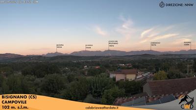 immagine della webcam nei dintorni di Camigliatello Silano: webcam Bisignano