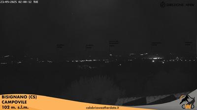 immagine della webcam nei dintorni di Roggiano Gravina: webcam Bisignano