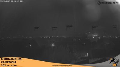 immagine della webcam nei dintorni di Luzzi: webcam Bisignano