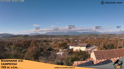 immagine della webcam nei dintorni di Botte Donato: webcam Bisignano