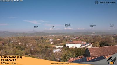 immagine della webcam nei dintorni di Torano Castello: webcam Bisignano