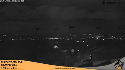 immagine della webcam nei dintorni di Camigliatello Silano: webcam Bisignano