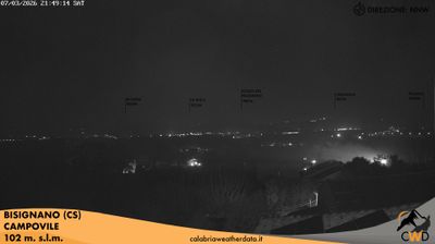 immagine della webcam nei dintorni di Monte Curcio: webcam Bisignano