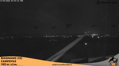 immagine della webcam nei dintorni di Camigliatello Silano: webcam Bisignano