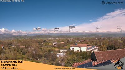 immagine della webcam nei dintorni di Torano Castello: webcam Bisignano