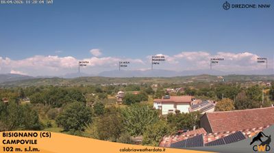 immagine della webcam nei dintorni di Schiavonea di Corigliano: webcam Bisignano