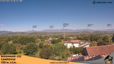 immagine della webcam nei dintorni di Zumpano: webcam Bisignano