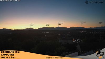 immagine della webcam nei dintorni di Camigliatello Silano: webcam Bisignano