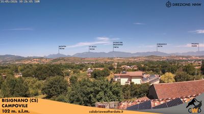 immagine della webcam nei dintorni di San Pietro in Guarano: webcam Bisignano