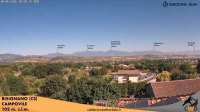 immagine della webcam nei dintorni di Camigliatello Silano: webcam Bisignano