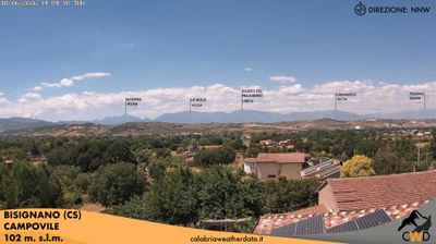 immagine della webcam nei dintorni di Cosenza: webcam Bisignano