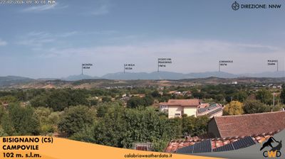 immagine della webcam nei dintorni di Spezzano della Sila: webcam Bisignano