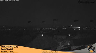 immagine della webcam nei dintorni di San Pietro in Guarano: webcam Bisignano