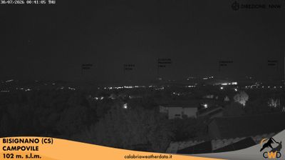 immagine della webcam nei dintorni di San Pietro in Guarano: webcam Bisignano