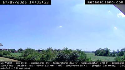 immagine della webcam nei dintorni di Milano Grigioni: webcam Arese