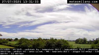 immagine della webcam nei dintorni di Milano Ponte Lambro: webcam Arese