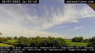 immagine della webcam nei dintorni di Milano Parco Nord: webcam Arese