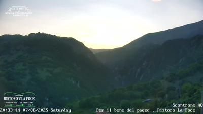 immagine della webcam nei dintorni di Castel di Sangro: webcam Scontrone