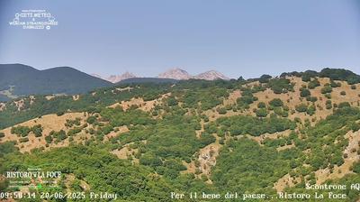 immagine della webcam nei dintorni di Rocca Pia: webcam Scontrone