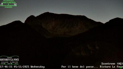 immagine della webcam nei dintorni di Civitella Alfedena: webcam Scontrone