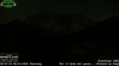 immagine della webcam nei dintorni di Pescopennataro: webcam Scontrone