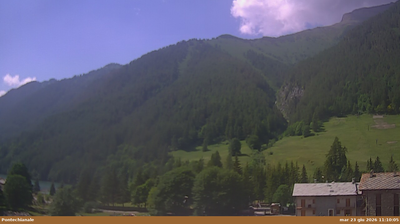 immagine della webcam nei dintorni di Sampeyre: webcam Pontechianale