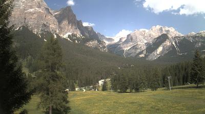 Preview delle webcam di Badia › Est: Sciovia Armentarola - Hotel Armentarola - Armentarola - Residence Pinais - Piz dles Cunturines