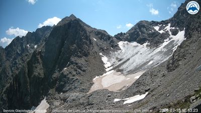 immagine della webcam nei dintorni di Schilpario: webcam Valbondione