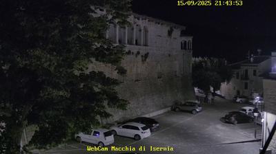immagine della webcam nei dintorni di Acquaviva d'Isernia: webcam Macchia d'Isernia
