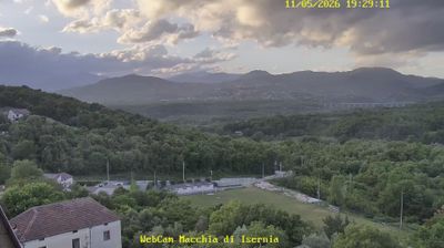 immagine della webcam nei dintorni di Colle d'Anchise: webcam Macchia d'Isernia
