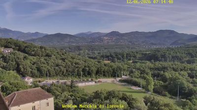 immagine della webcam nei dintorni di Acquaviva d'Isernia: webcam Macchia d'Isernia