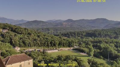 immagine della webcam nei dintorni di Piedimonte Matese: webcam Macchia d'Isernia