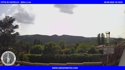 immagine della webcam nei dintorni di Arezzo: webcam Città di Castello