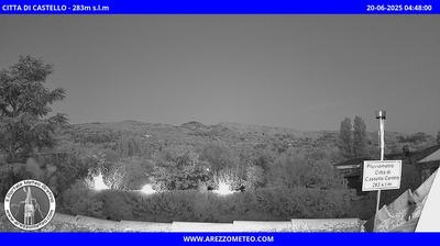 immagine della webcam nei dintorni di Monte Santa Maria Tiberina: webcam Città di Castello