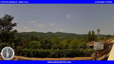 immagine della webcam nei dintorni di Arezzo: webcam Città di Castello