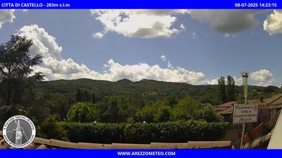 immagine della webcam nei dintorni di Arezzo: webcam Città di Castello