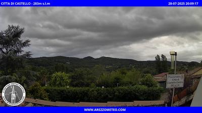 immagine della webcam nei dintorni di Gubbio: webcam Città di Castello