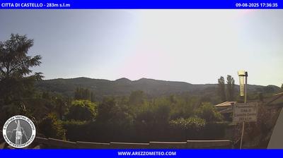 immagine della webcam nei dintorni di Monte Santa Maria Tiberina: webcam Città di Castello