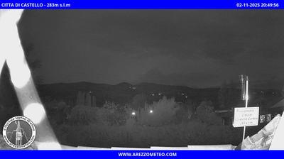 immagine della webcam nei dintorni di Castiglion Fiorentino: webcam Città di Castello