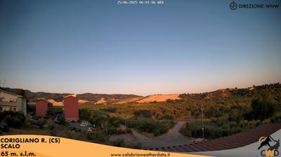 immagine della webcam nei dintorni di Bisignano: webcam Schiavonea di Corigliano