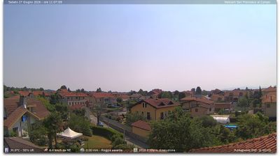immagine della webcam nei dintorni di San Francesco al Campo: webcam Torino Caselle
